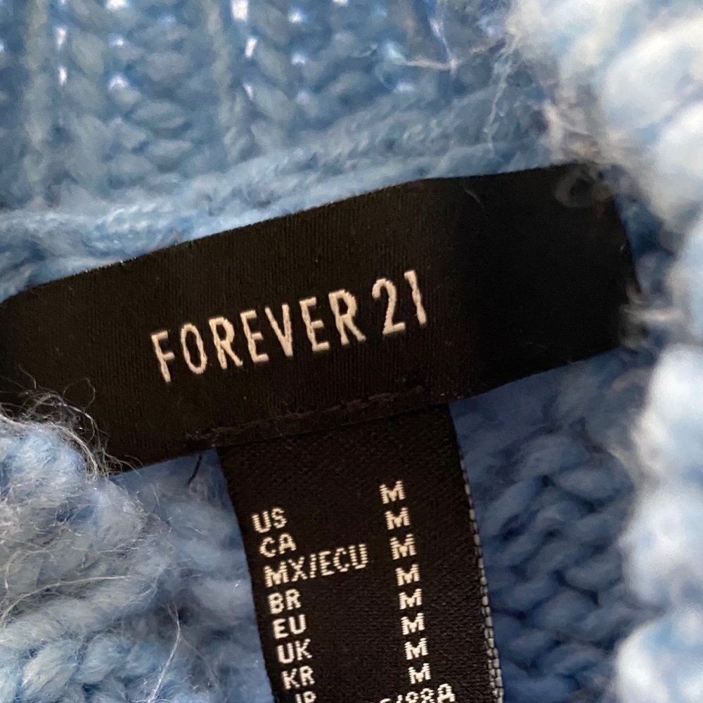 Forever 21 color block oversized knit sweater - Picture 3 of 3
